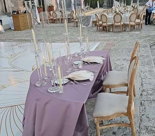 hiring a party rentals company