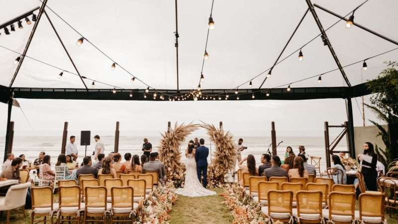 wedding equipment rentals outdoor beach